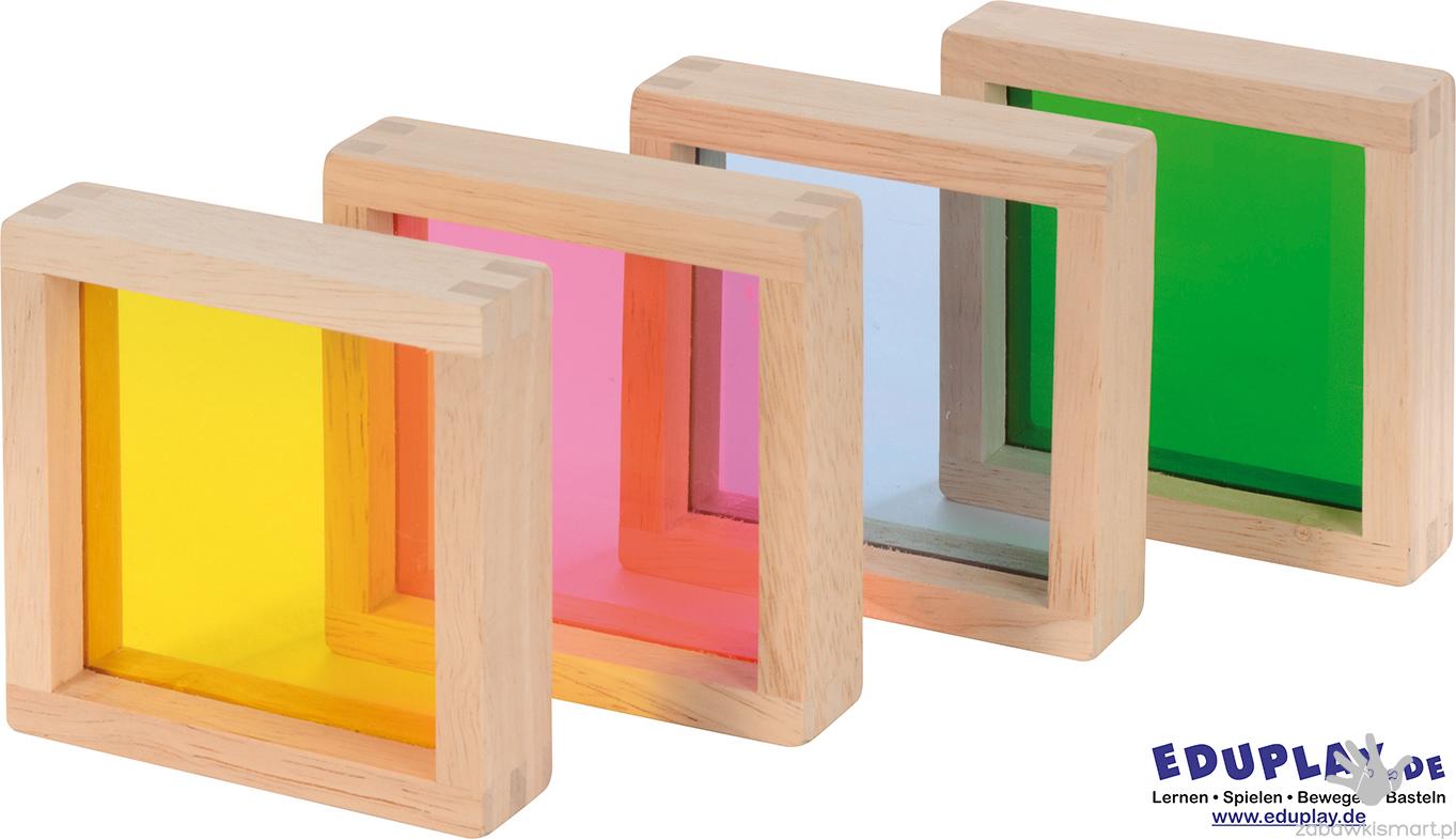 Tęczowe klocki i lusterka Eduplay- zestaw 7 szt. - obrazek 2