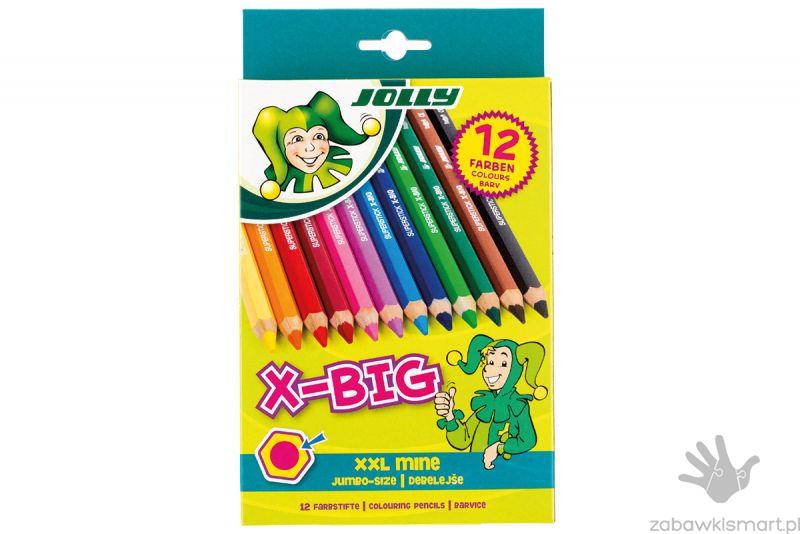 Kredki X-Big Jolly- 12 kolorów