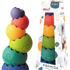 Pastelowa sensoryczna piramida- Mom's