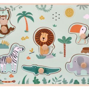 Puzzle z dźwiękiem Adam Toys- Safari