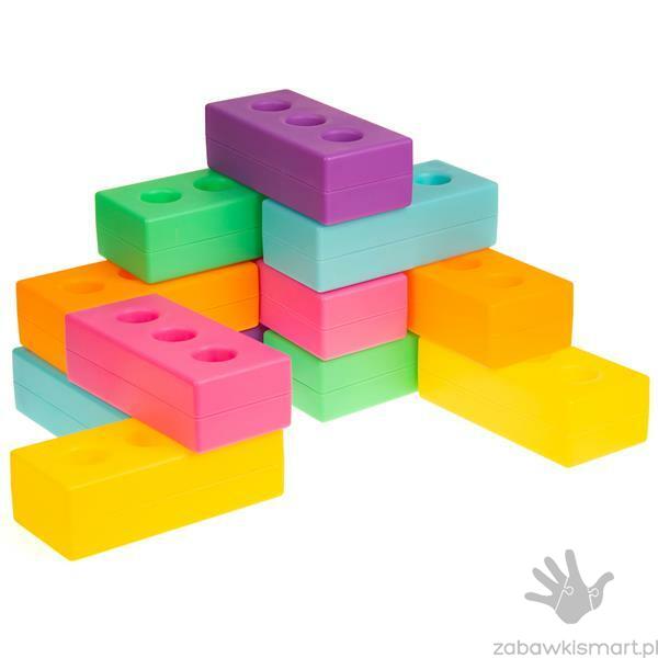 Świecące klocki budowlane TTS- zestaw 12 sztuk - obrazek 6