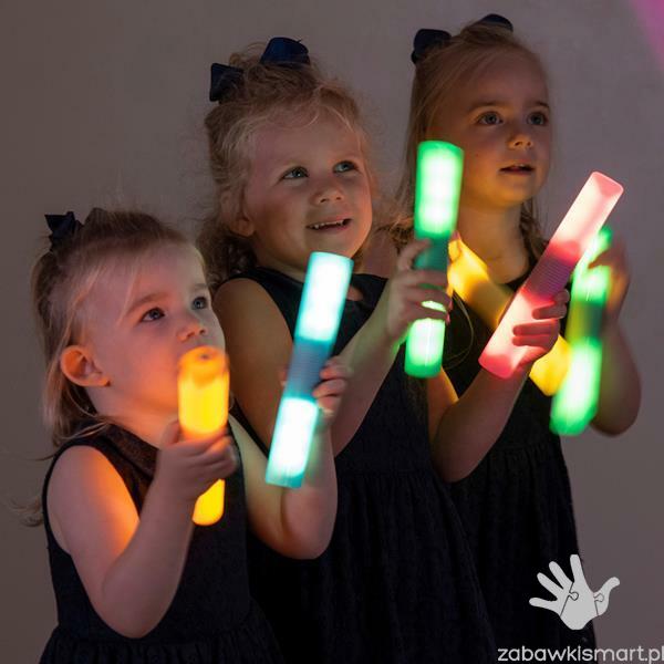 Świecące cylindry sensoryczne TTS- zestaw 12 sztuk - obrazek 3