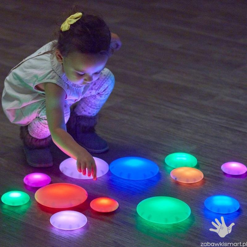 Świecące kamienie sensoryczne TTS- zestaw 12 sztuk - obrazek 5