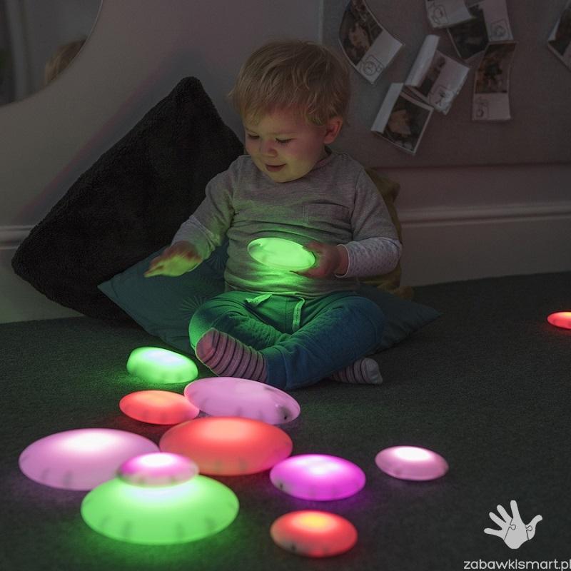 Świecące kamienie sensoryczne TTS- zestaw 12 sztuk - obrazek 4