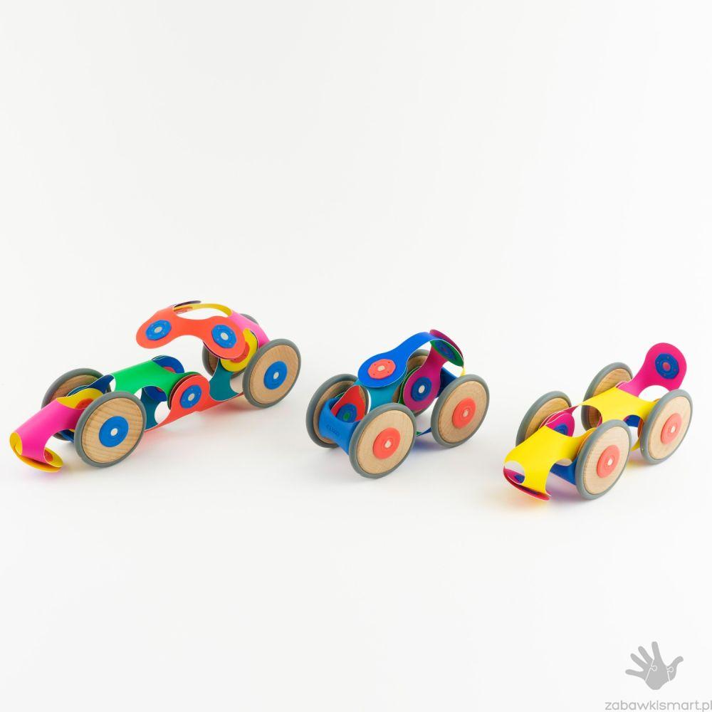 Klocki magnetyczne CLIXO- do tworzenia magnetycznych pojazdów - obrazek 2