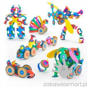 Klocki magnetyczne CLIXO- do tworzenia magnetycznych pojazdów