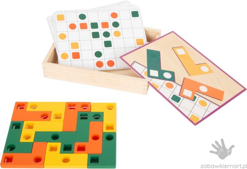 Klocki kształty geometryczne- Small Foot (Legler) - obrazek 5