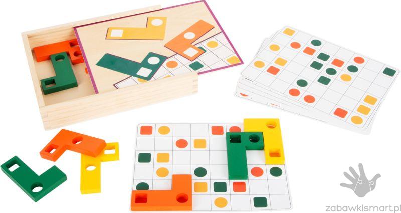 Klocki kształty geometryczne- Small Foot (Legler) - obrazek 4