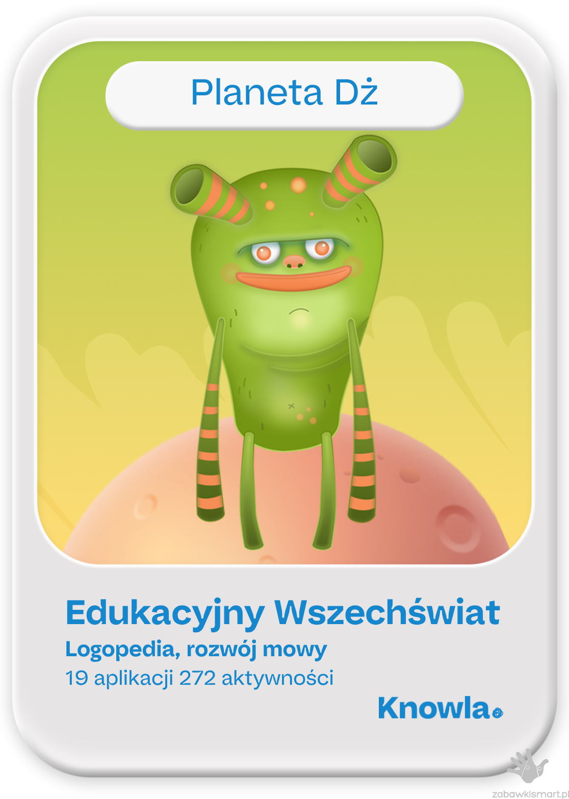 Planeta Dż (logopedia) na Knowla Box/Wall