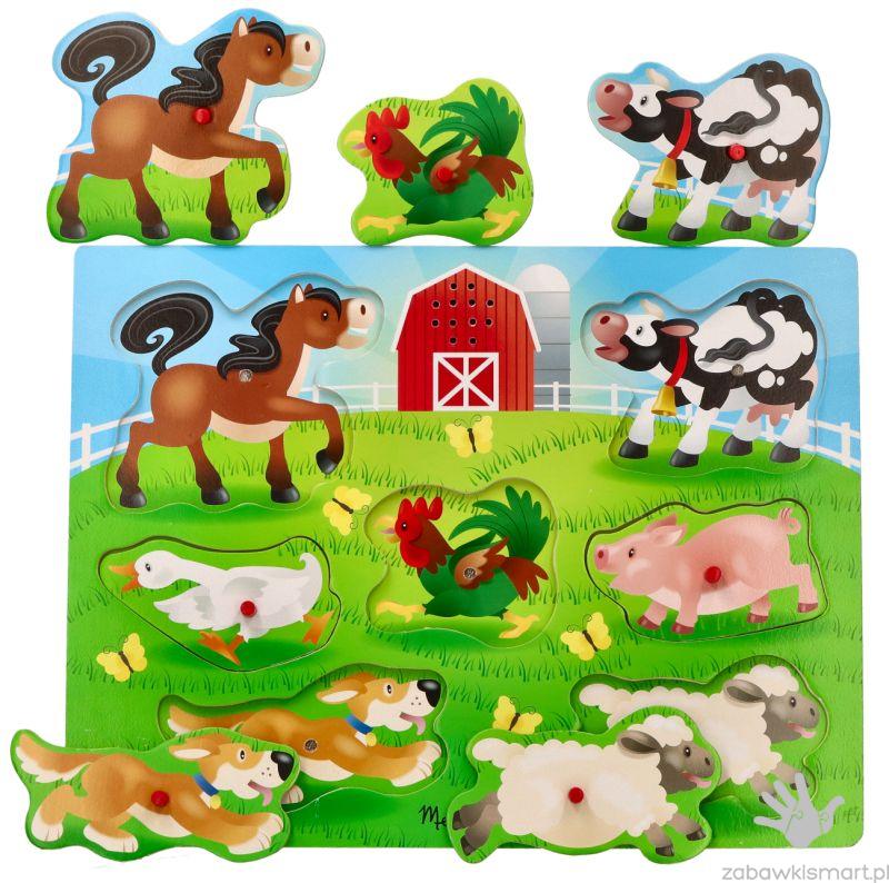 Puzzle dźwiękowe Melissa & Doug-  Zwierzęta z farmy - obrazek 3