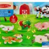 Puzzle dźwiękowe Melissa & Doug-  Zwierzęta z farmy