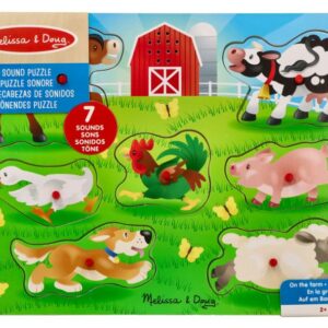 Puzzle dźwiękowe Melissa & Doug-  Zwierzęta z farmy