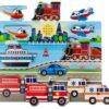 Puzzle dźwiękowe Melissa & Doug- Pojazdy - obrazek 3