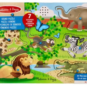 Puzzle dźwiękowe Melissa & Doug-  Zwierzęta z ZOO