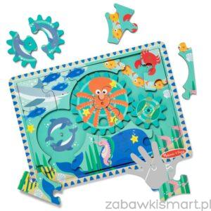 Puzzle z zębatkami Podwodny Świat- Melissa & Doug