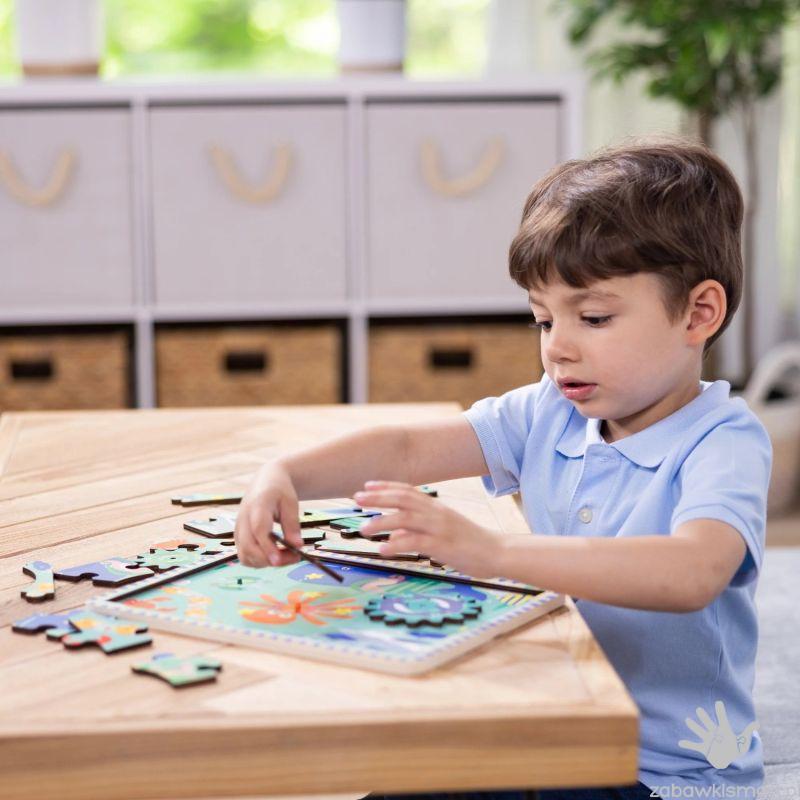 Puzzle z zębatkami Podwodny Świat- Melissa & Doug - obrazek 4