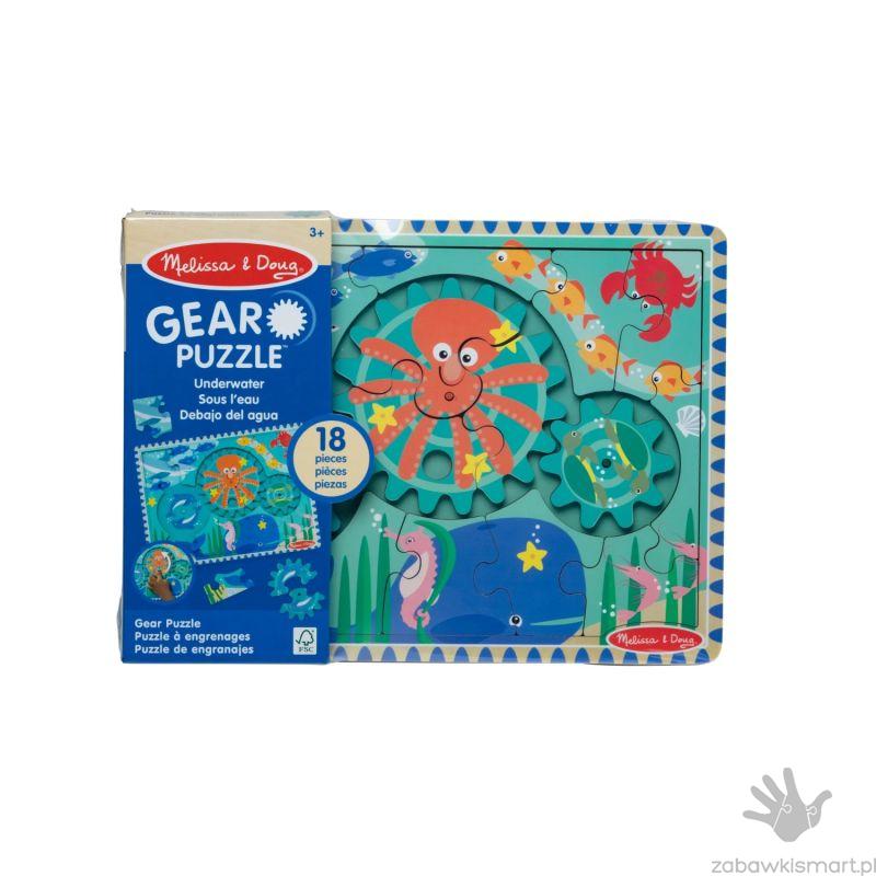 Puzzle z zębatkami Podwodny Świat- Melissa & Doug - obrazek 6