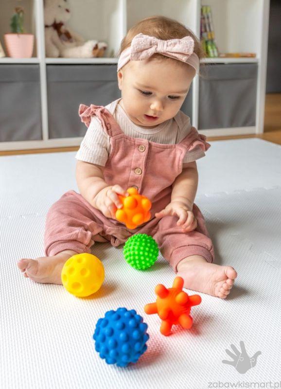 Sensoryczne piłki Tullo Sensorki- 5 szt. - obrazek 4