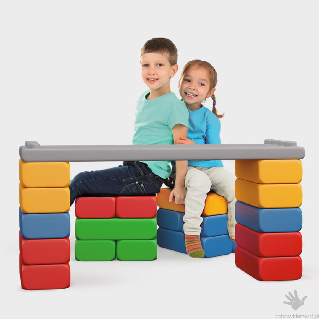 Klocki budowlane CEGŁY- Deska Dydaktyczna Marioinex - obrazek 2