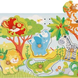 Puzzle z dźwiękiem Goki- Afryka