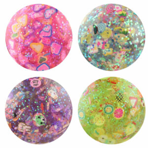 Piłeczka z żelem i drobinkami- gniotek Robetoy