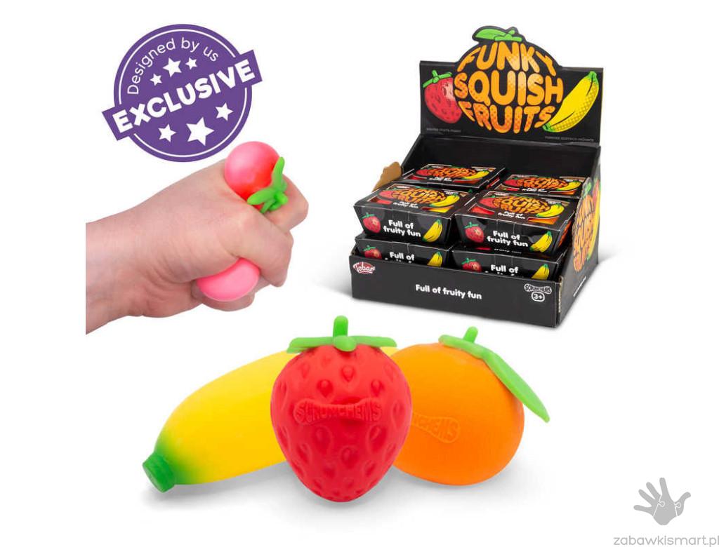 Piankowe gniotki OneForFun- owoce (zestaw 3 szt.)