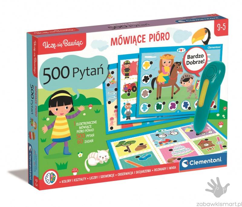 Mówiące pióro 500 pytań- Clementoni