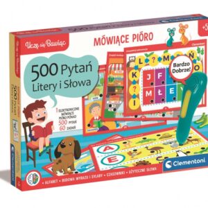 Mówiące pióro 500 pytań- Litery i słowa- Clementoni