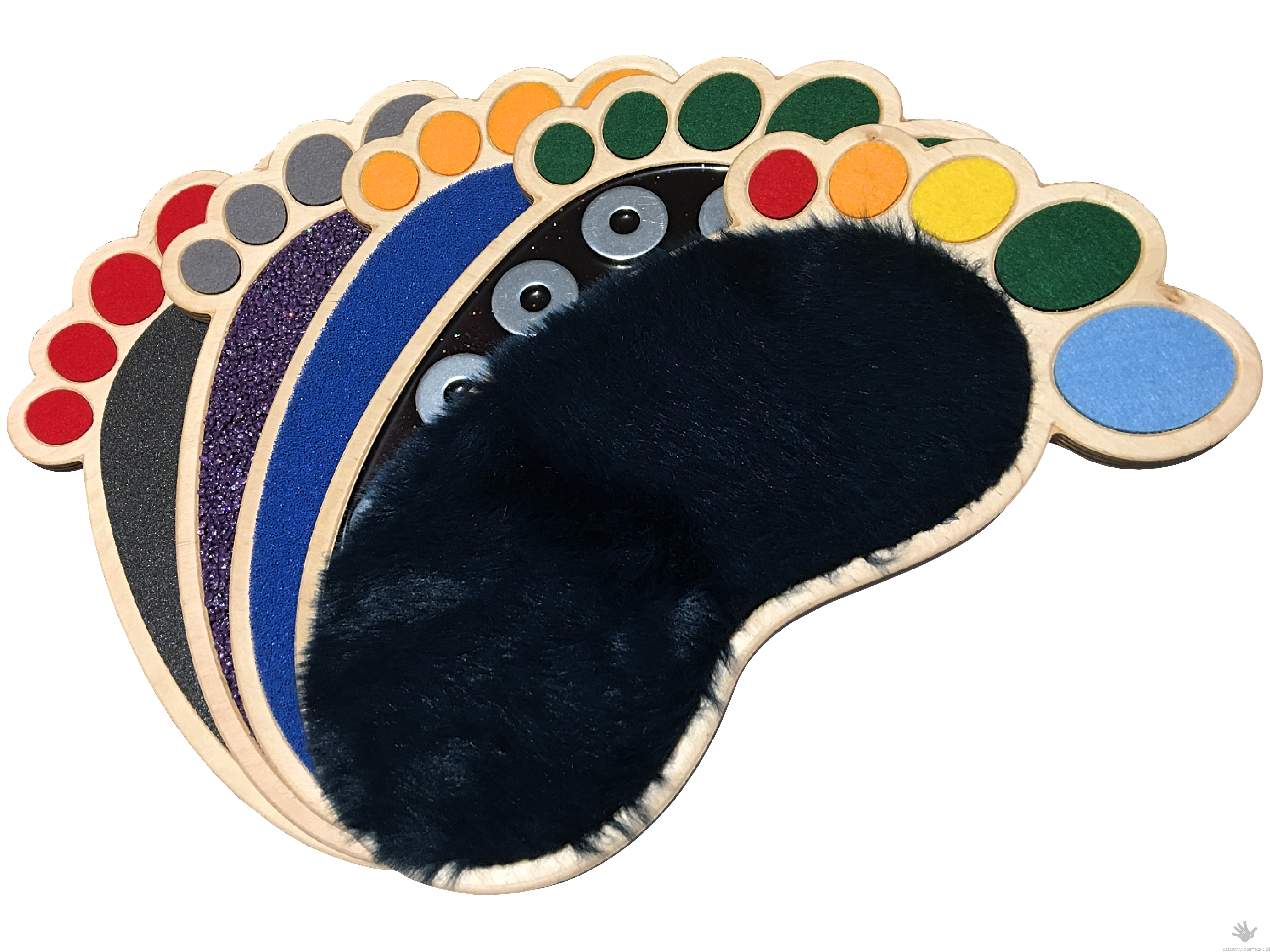 Ścieżka sensoryczna Sensory Feet 2- duży zestaw XL - obrazek 2