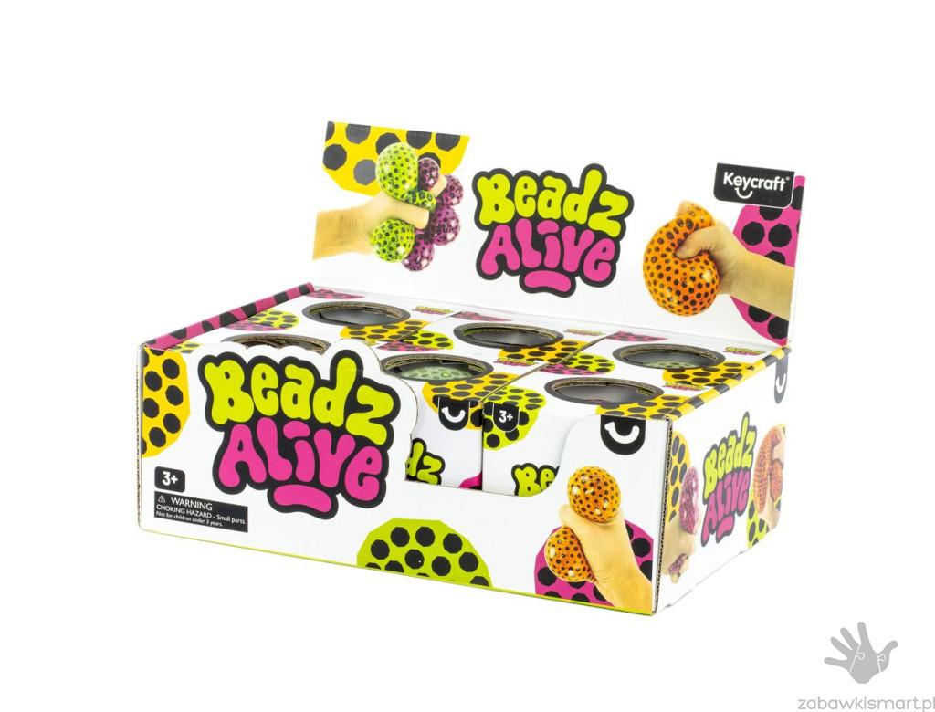Gniotek z otworkami- Beadz Alive Giant Ball (Keycraft) - obrazek 5