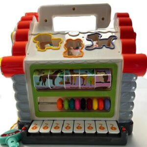 Wielofunkcyjny interaktywny domek, pianinko- sorter