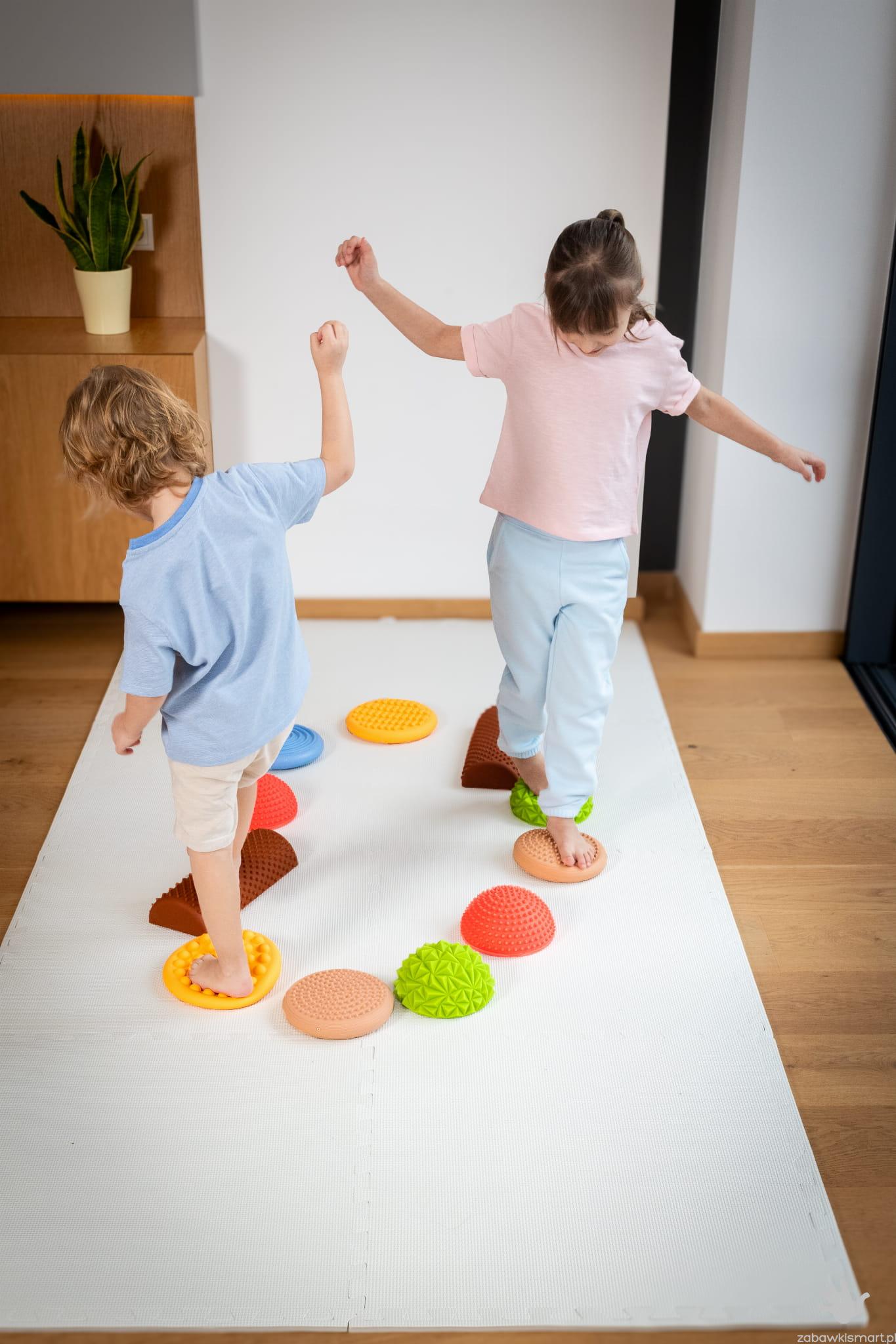 Ścieżka sensoryczna Tullo- zestaw 11 elementów (pastelowa) - obrazek 2