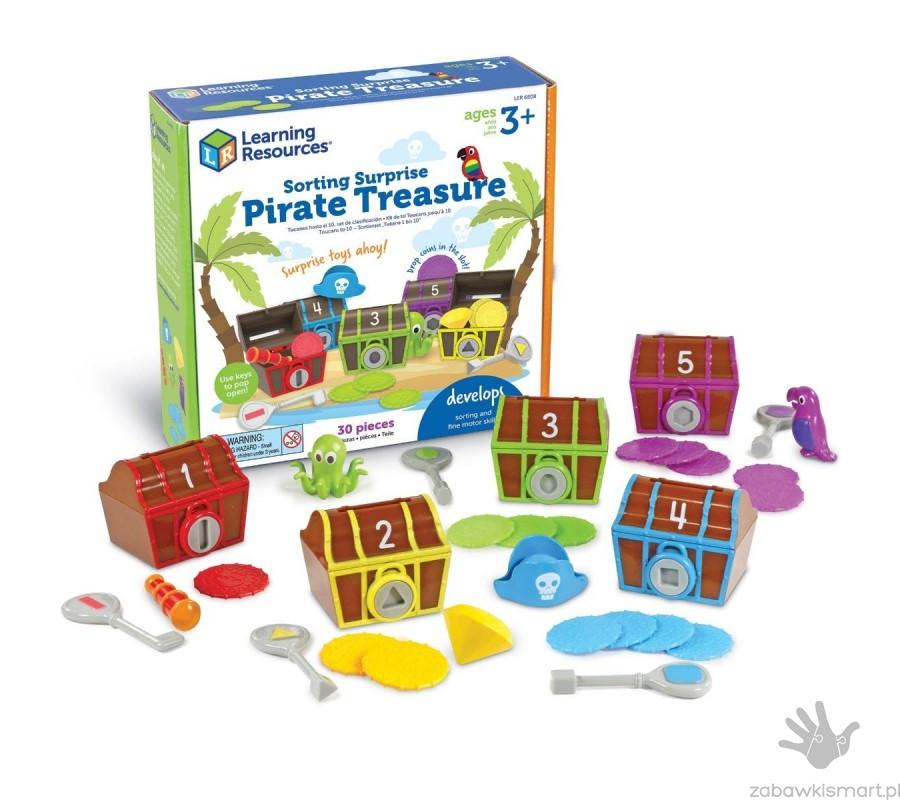 Sortowanie skarbów piratów z niespodzianką- Learning Resources - obrazek 2