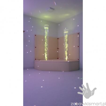 Zestaw dwóch kolumn wodnych w podeście narożnym- sterowane pilotem - obrazek 2