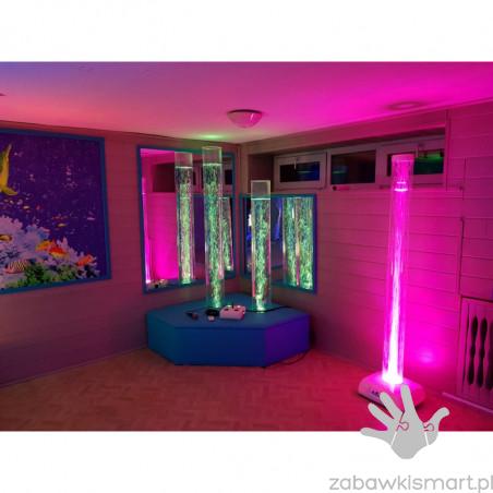 Zestaw dwóch kolumn wodnych w podeście narożnym- sterowane pilotem - obrazek 3