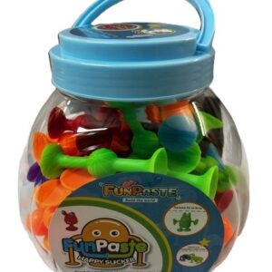 Przyssawki Funny Toys- klocki konstrukcyjne- zestaw 46 elementów