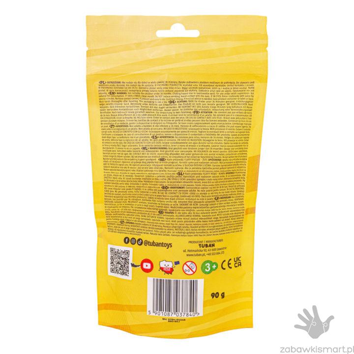 Fluffy sand TUBAN- puszysty piasek zapachowy żółty 90 g - obrazek 2