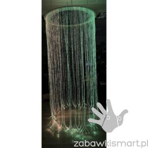 Baldachim światłowodów fi 120 cm z lustrem