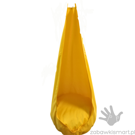 Huśtawka typu kokon- żółty XXL