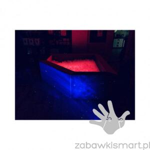 Basen podświetlany narożny z piłeczkami- sterowany pilotem