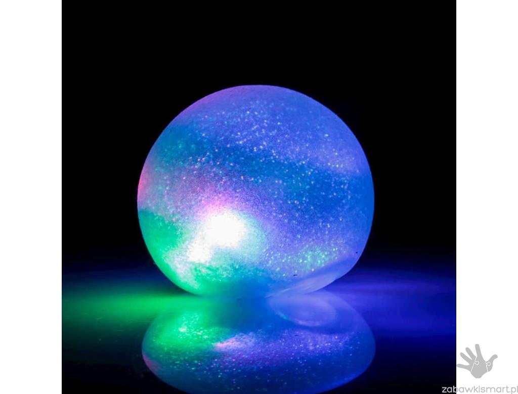 Brokatowa piłka ze światełkiem- gniotek