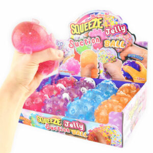 Piłka z przyssawkami- gniotek z żelem (Robetoy)