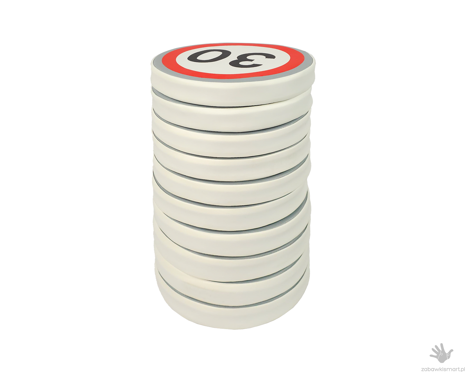 Piankowe poduszki do siedzenia- Znaki drogowe 2 (zestaw 10 szt.) - obrazek 3