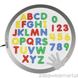 Zestaw kolorowych wielkich liter i liczb- EDX