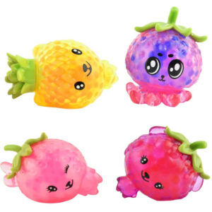 Gniotek owoc z kuleczkami Robetoy- 8 cm