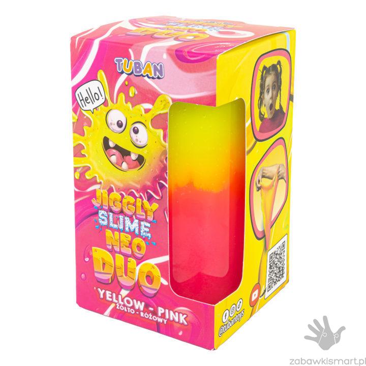 JIGGLY SLIME NEO DUO TUBAN (żółto- różowy) 430g
