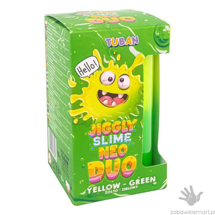 JIGGLY SLIME NEO DUO TUBAN (żółto- zielony) 430g