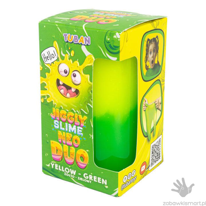 JIGGLY SLIME NEO DUO TUBAN (żółto- zielony) 430g - obrazek 3