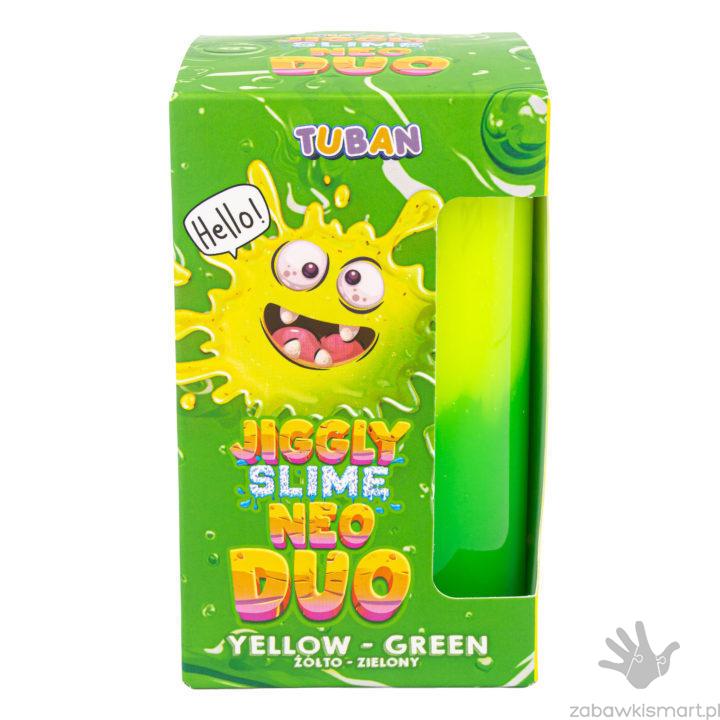 JIGGLY SLIME NEO DUO TUBAN (żółto- zielony) 430g - obrazek 2