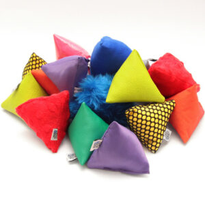 Memo sensoryczne AKS- woreczki PIRAMIDKI (20 szt.)